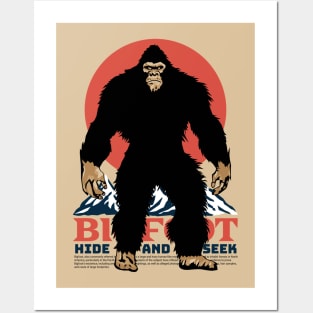 Bigfoot Native to the Pacific Northwest Posters and Art